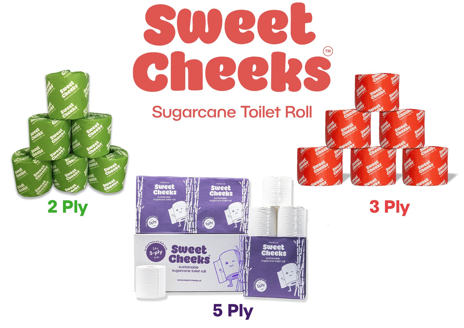 Sugarcane Toilet Rolls